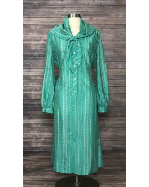 1970s Mint green dress