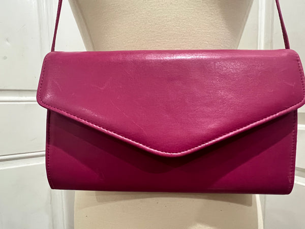Hot pink envelop purse