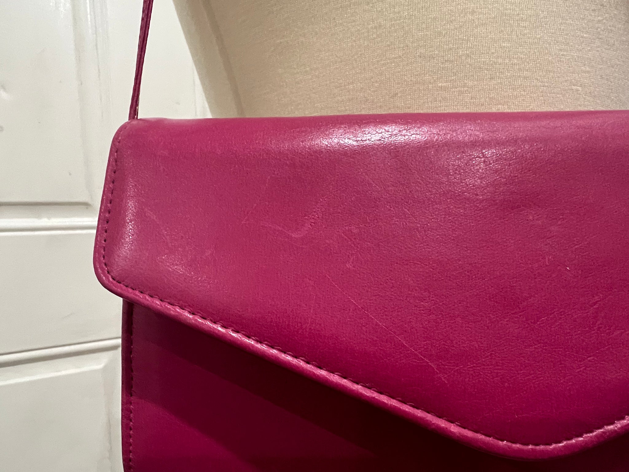 Hot pink envelop purse