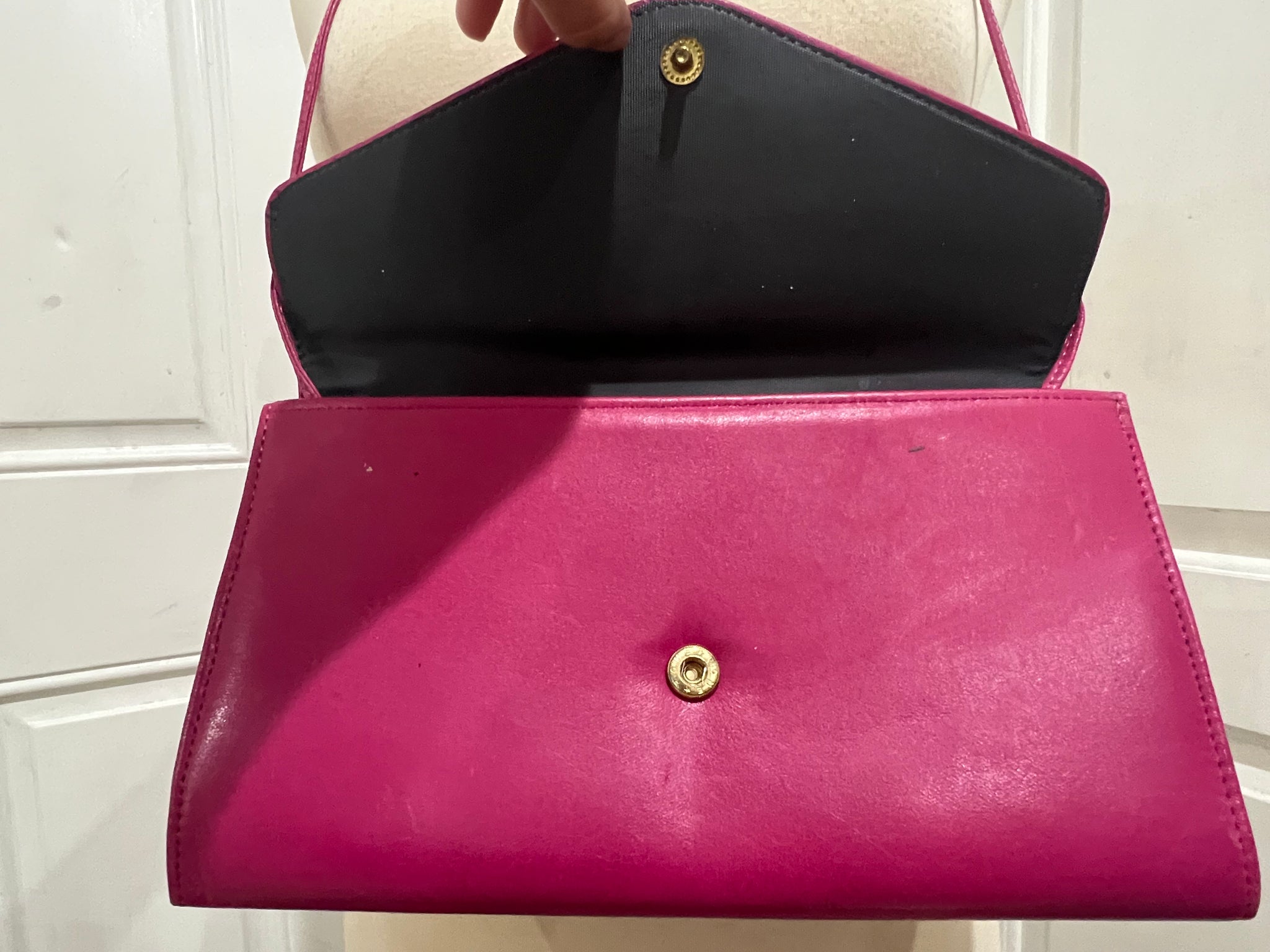 Hot pink envelop purse