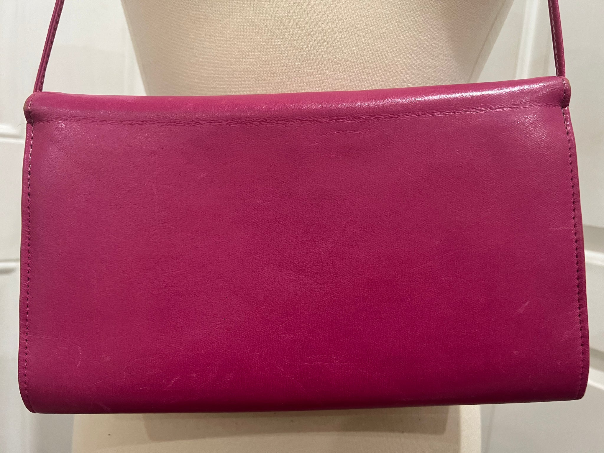 Hot pink envelop purse